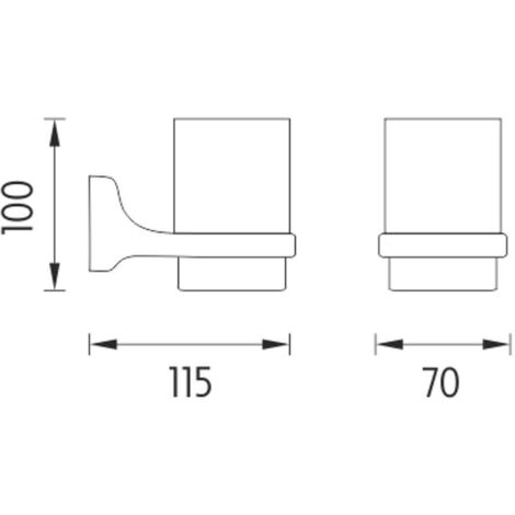 Nimco Monolit - Bote de cepillo de dientes y pasta dentífrica con ...