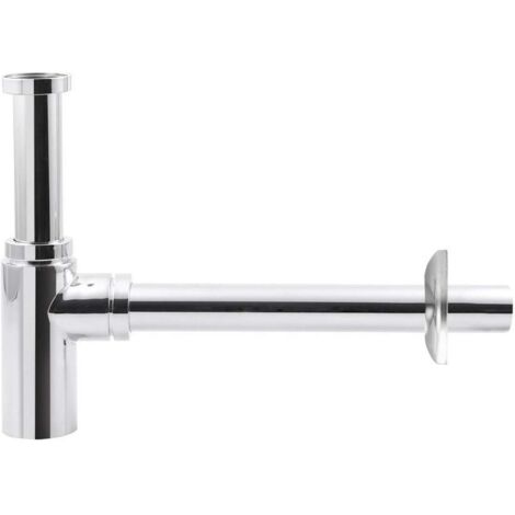 Aqualine Sifones - Sifón de lavabo cuadrado 5/4, cromo CV1003