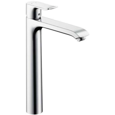 Hansgrohe Metris New - Grifo monomando de lavabo 26 cm, con desagüe, cromo 31082000 (1/5)