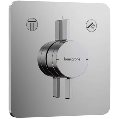Hansgrohe DuoTurn Q - Grifo empotrado para 2 dispositivos, cromo 75414000