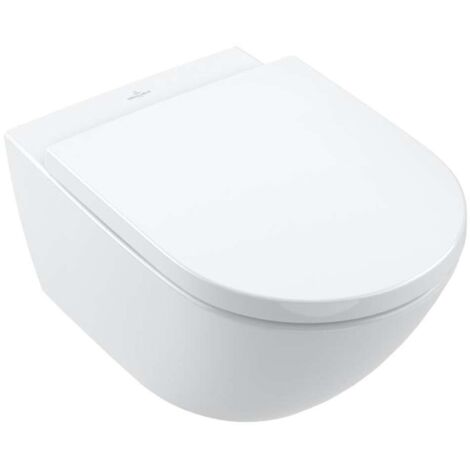 Villeroy & Boch Subway 3.0 - Inodoro suspendido, TwistFlush, CeramicPlus, blanco alpino 4670T0R1