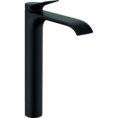Hansgrohe Vivenis - Grifo de lavabo 250, con desagüe, EcoSmart, negro mate 75040670 (1/5)