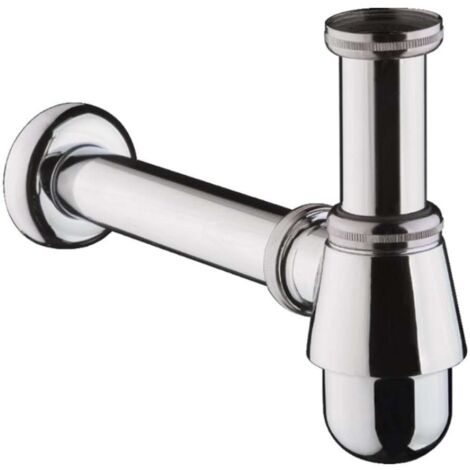 Hansgrohe Sifones - Sifón botella para bidé, modelo estándar, cromo 55213000 (1/2)