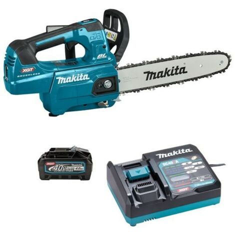 Makita - Motosierra a batería de 40V, 30 cm, con 1 batería Li-ion XGT de 4,0 Ah y cargador UC003GM102 (1/5)