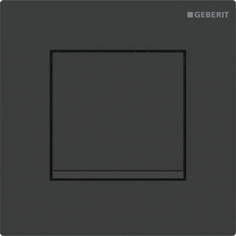 Geberit Sistemas de descarga de WC - Control de descarga de urinario, easy to clean, negro mate 116.017.16.1 (1/4)