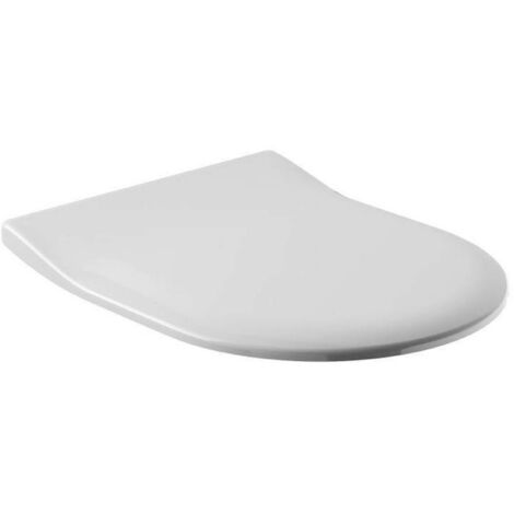 Villeroy & Boch Avento - Asiento de WC SlimSeat, SoftClosing, blanco alpino 9M87S101
