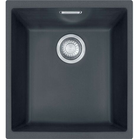 Franke Sirius - Fregadero de tectonite SID 110-34, 37x44 cm, negro 125.0363.785