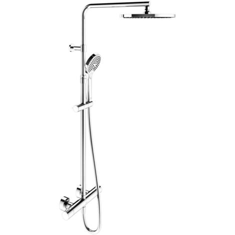 Keuco Plan blue - Conjunto ducha con termostato, diámetro 25 cm, 3 chorros, cromo 53926012321 (1/5)