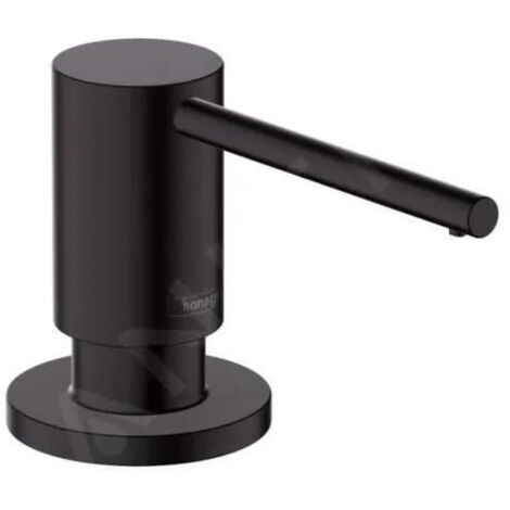 Hansgrohe Accesorios - Dispensador de detergente A41, 500 ml, negro mate 40438670 (1/3)