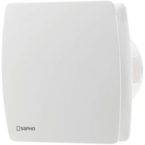 Sapho Lex - Extractor de aire axial  con temporizador, 15 W, blanco LX102