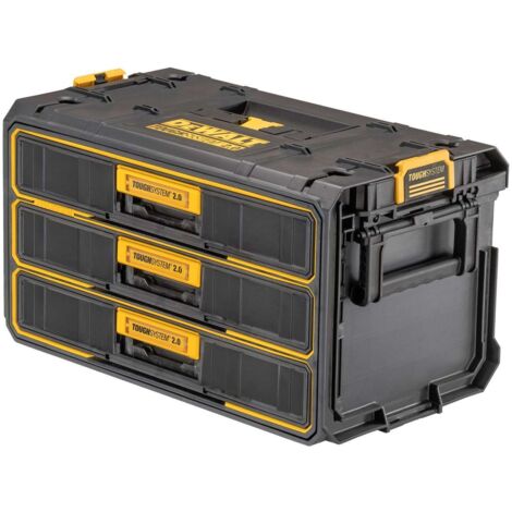 DeWALT Accesorios - Maletín de herramientas Tough System 2.0, 3 cajones DWST08330-1