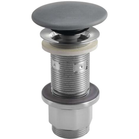 Sapho Accesorios - Desagüe de lavabo, Click Clack, gris FG917 (1/5)