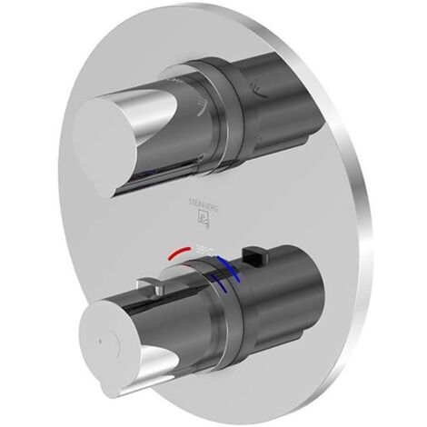 Steinberg 100 - Grifo empotrado termostático para 3 dispositivos, cromo 100 4123 3 (1/4)