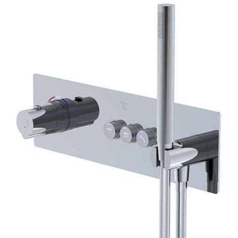 Steinberg 390 - Grifo termostático empotrado para 3 dispositivos con cuerpo, cromo 390 4232 2 (1/5)