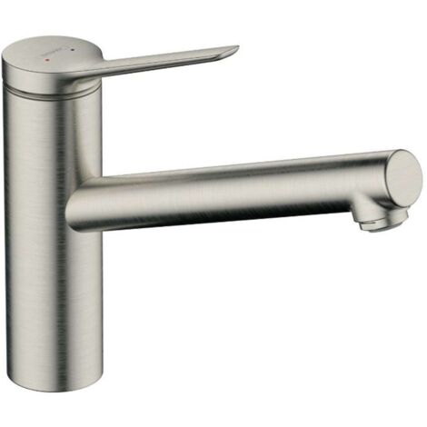Hansgrohe Zesis M33 - Grifo de fregadero 150, aspecto de acero inoxidable 74802800