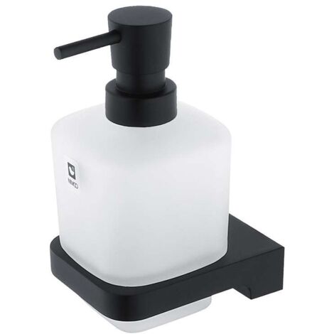Nimco Maya - Dosificador de jabón con soporte, negro mate MAC 29031C-T-90 (1/3)