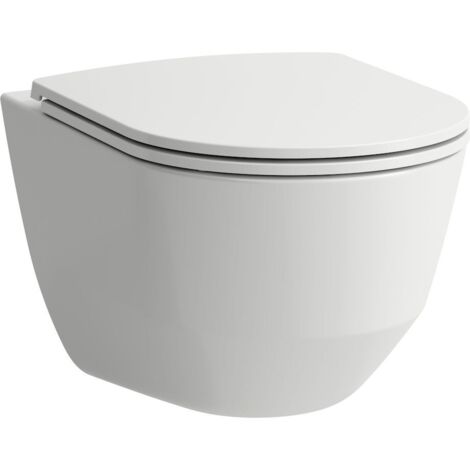 Laufen Pro - Inodoro suspendido, 530x360 mm, Rimless, blanco H8209660000001