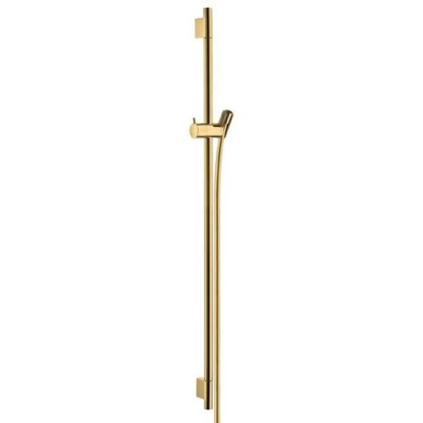 Hansgrohe Unica'S - Barra de ducha 90 cm con manguera, aspecto de oro pulido 28631990
