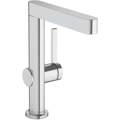 Hansgrohe Finoris - Grifo de lavabo 230, con desagüe Push-Open y caño giratorio, cromo 76060000 (1/4)