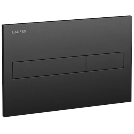Laufen LIS - Pulsador de descarga AW1, negro mate H8956617160001