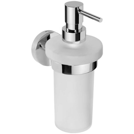 Sapho X-Round - Dispensador de jabón líquido, cromo XR101 (1/2)
