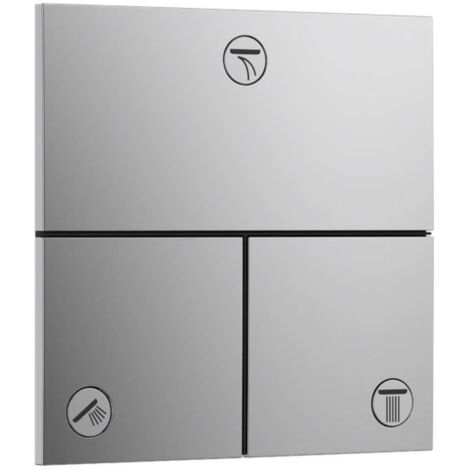 Hansgrohe ShowerSelect Comfort - Válvula empotrada para 3 dispositivos, cromo 15573000 (1/5)