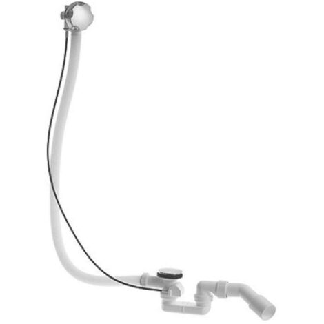 Duravit Accesorios - Juego de desagüe y rebosadero con bowden 1000 mm, cromo 790226000001000
