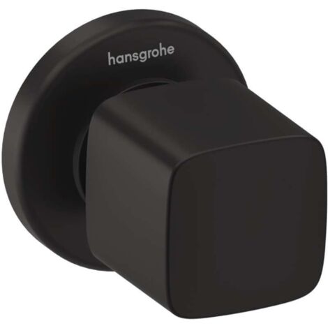 Hansgrohe Metris - Válvula de cierre empotrada, negro mate 31677670
