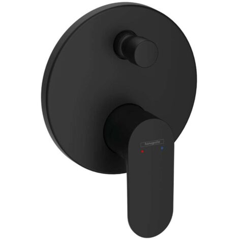 Hansgrohe Rebris S - Grifo empotrado de baera, negro mate 72466670