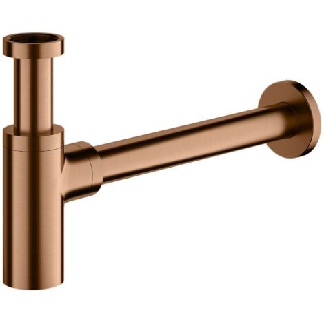 OMNIRES - Sifón de diseño, cobre cepillado A186CPB