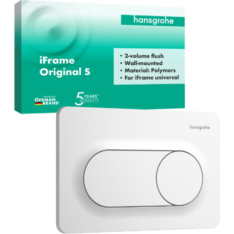 hansgrohe iFrame Original S placas de accionamiento para doble