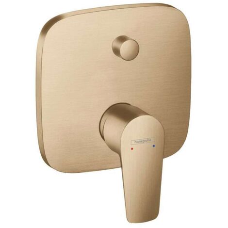 Hansgrohe Talis E - Grifo de bañera empotrado, bronce cepillado 71745140
