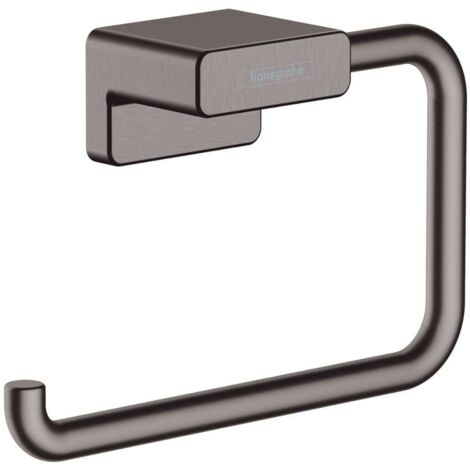 Hansgrohe AddStoris - Portarrollos, cromo negro cepillado 41771340