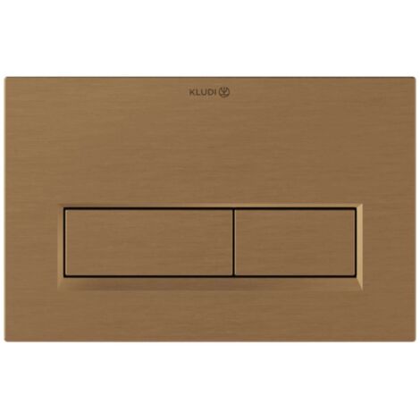 Kludi Unifix - Pulsador de descarga, bronce cepillado 32PP01N1
