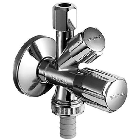 Schell Comfort - Válvula de esquina combinada, cromo 035450699 (1/5)