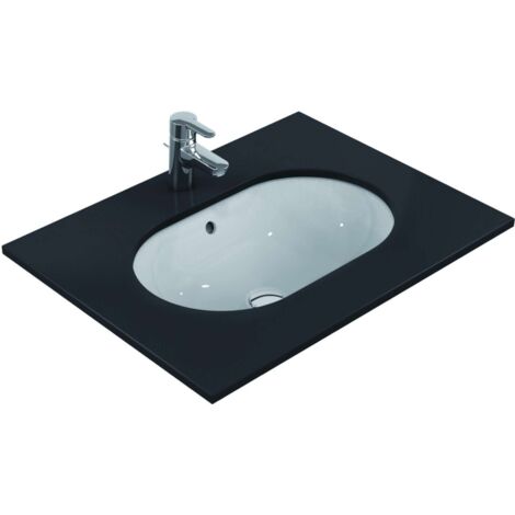 Ideal Standard Connect - Lavabo bajo encimera, 62x41 cm, con rebosadero, blanco E505001