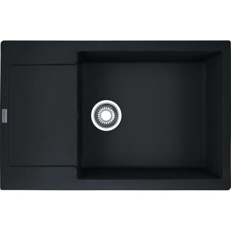 Franke Maris - Fregadero de fragranite MRG 611-78 BB, 78x50 cm, negro mate 114.0637.575