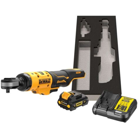 DeWALT Herramientas - Carraca AKU de 12V, 1 batería de 3,0 Ah XR, cargador DCF503L1G