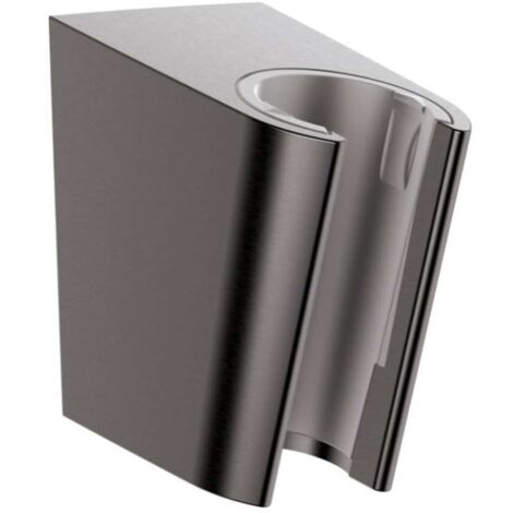 Soporte de pared negro cromado cepillado de Porter
