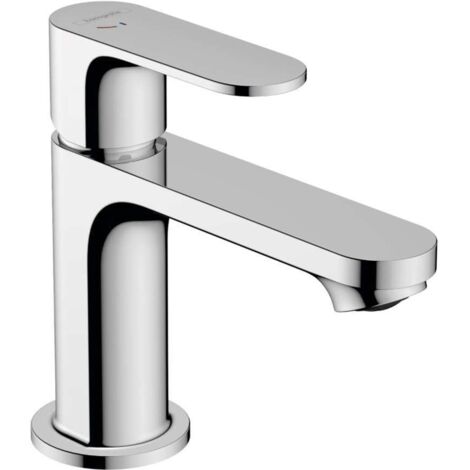 Hansgrohe Rebris S - Grifo de lavabo, con desagüe, CoolStart, EcoSmart, cromo 72513000