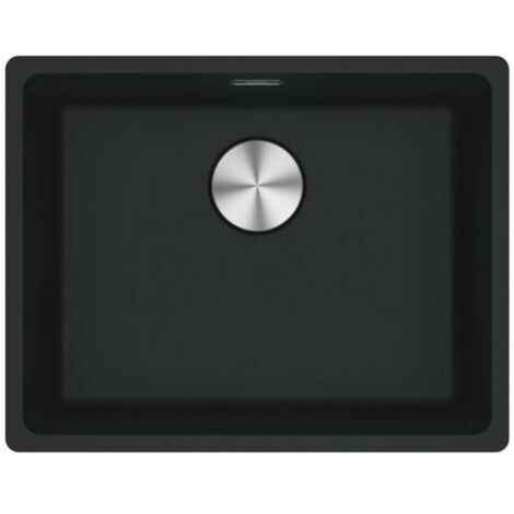 Franke Maris - Fregadero de fragranite MRG 110-52, 55x43 cm, negro mate 125.0698.009