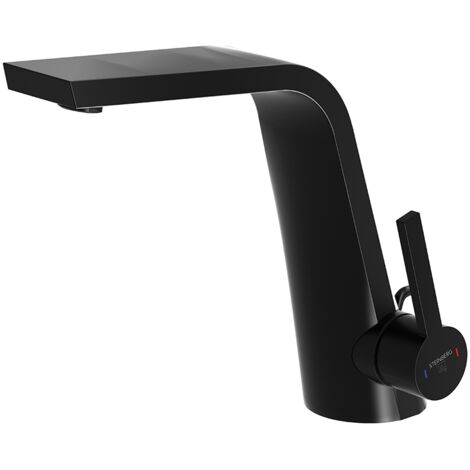 Steinberg 260 - Grifo de lavabo, con desagüe, negro mate 260 1000 1 S (1/5)