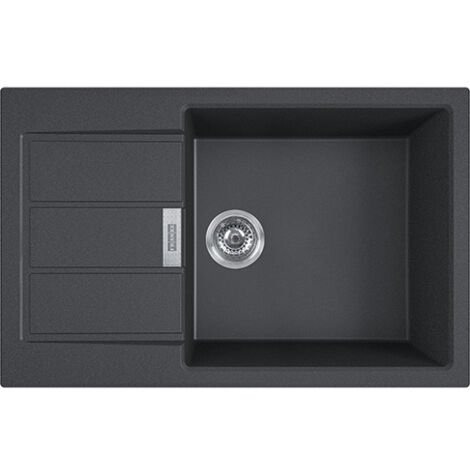 Fregadero empotrado FRANKE Sirius - 2.0 S2D 611-78  de Tectonite® con cubeta XL Negro