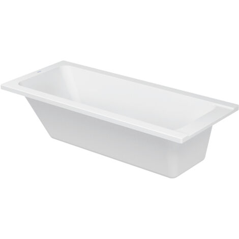 Duravit D-Code - Bañera 160x70 cm, blanco alpino 700096000000000