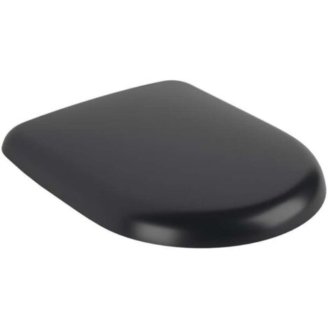 Villeroy & Boch Antao - Asiento de WC, SoftClosing, QuickRelease, negro puro 8M67S1R7 (1/4)