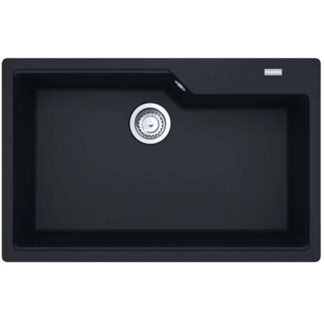 Franke Urban - Fregadero de fragranite UBG 610-78, 78x50 cm, negro mate 114.0700.092 (1/2)