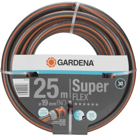 GARDENA Manguera de riego jardín 25 m Premium SuperFlex de 19 mm (3/4") (18113-20)