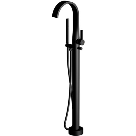 Steinberg 280 - Grifo de suelo para bañera, negro mate 280 1162 S (1/5)