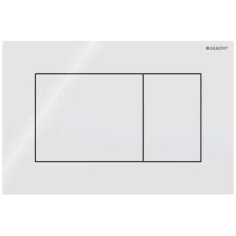 Geberit Sigma01 - Control de descarga, blanco 115.660.11.1
