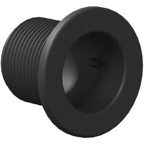 Ravak Accesorios - Tapa de rebosadero, negra X01808